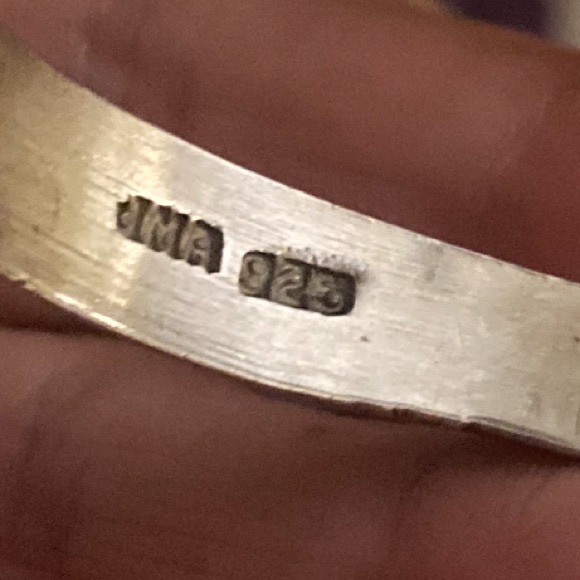 Vintage 925 sterling silver cuff bracelet - Picture 11 of 16